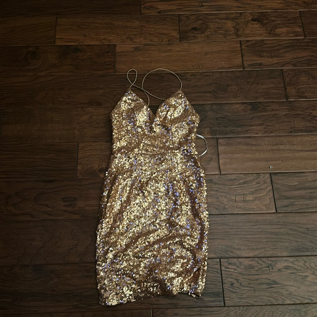 Cute Pink Sequin Dress!